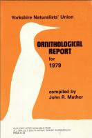 Bird Report 1979